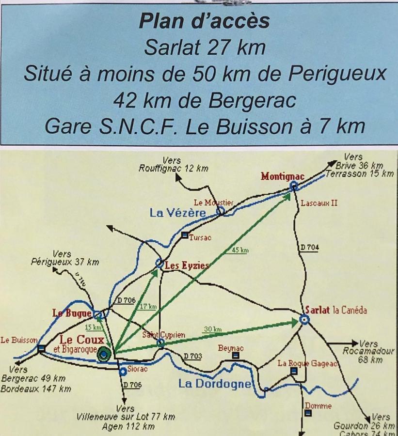 فيلا Manoir De La Brunie-Grand Longere Coux-et-Bigaroque-Mouzens المظهر الخارجي الصورة